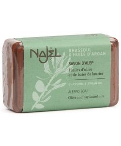 Soap enriched Aleppo - Rhassoul & Argan Oil, 100 g